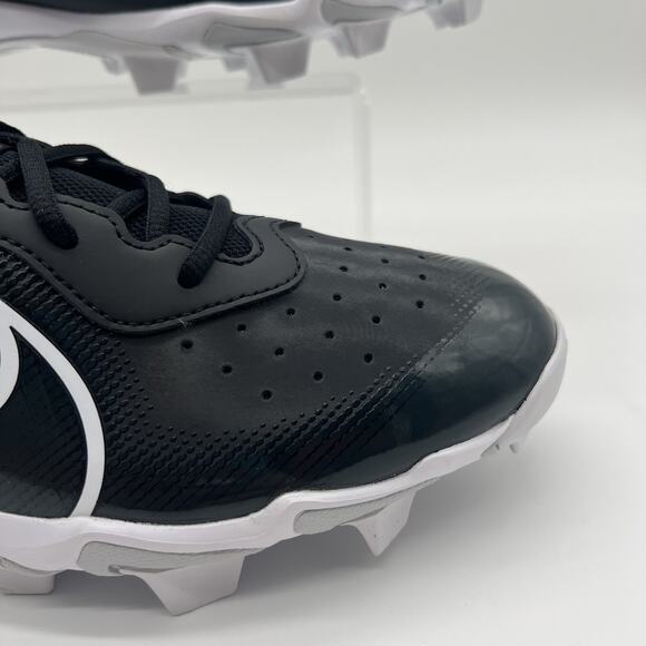 Mens Sz 10.5 Nike Alpha Huarache 4 Keystone Black Baseball Cleats DJ6524 001 - Picture 2 of 7